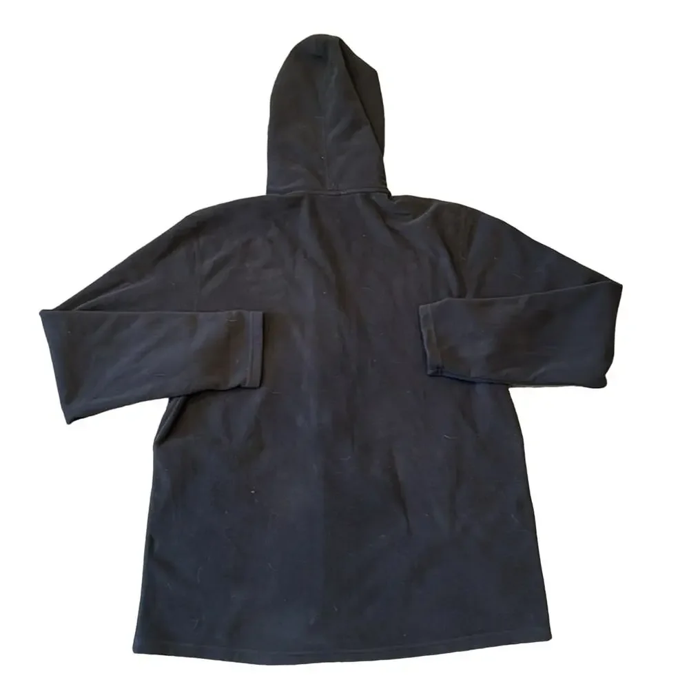 The North Face Men's Full Zip Hooded Fleece Jacket Black Size L